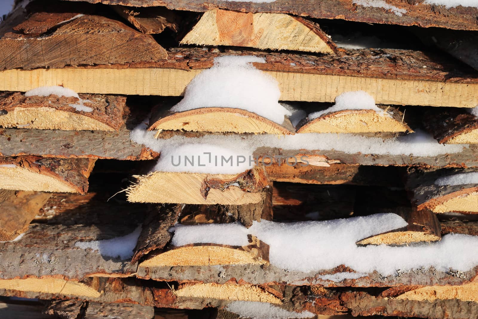 Woodpile by LenoraA