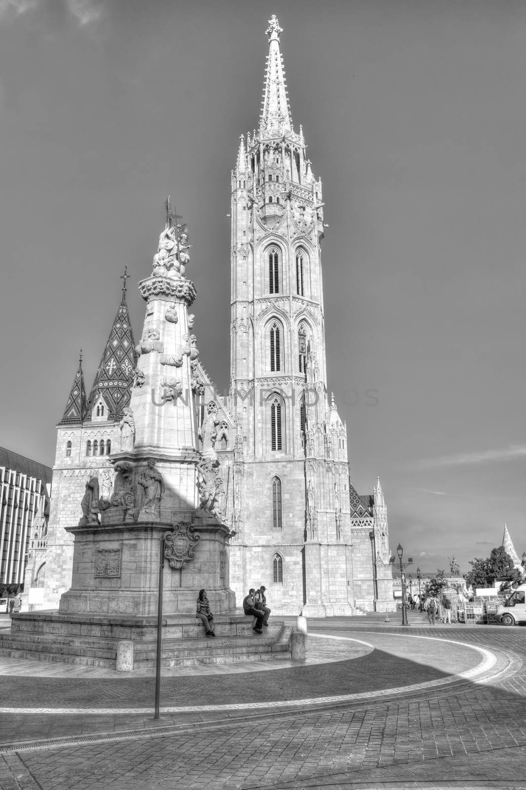 Church of Mathias Rex in Budapest, Hungary by anderm