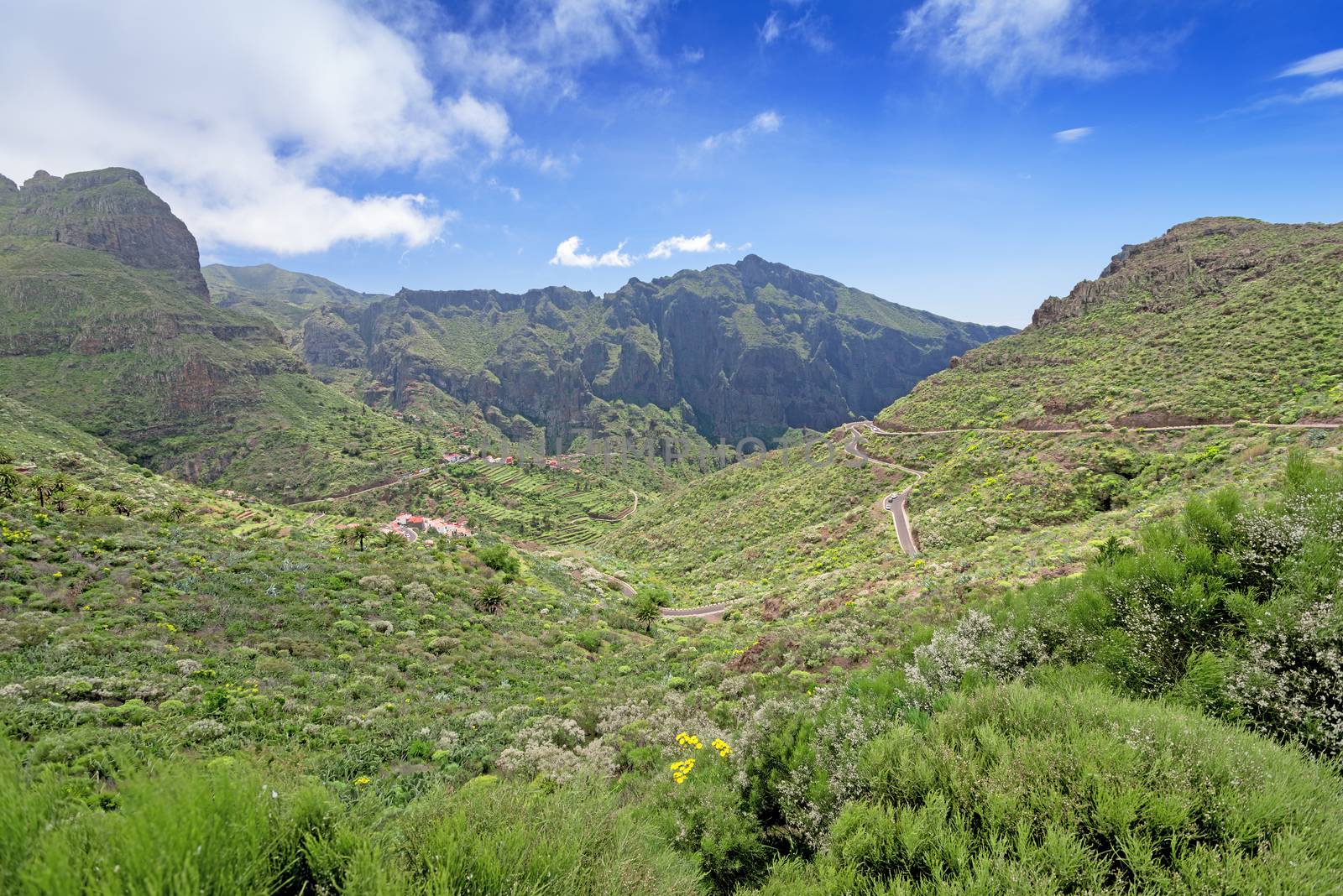 Travel background, Majorca, Spain