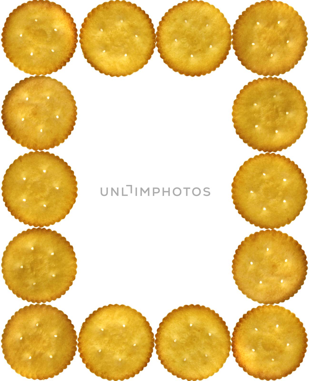 Frame of cookies, Crackers, Salty Biscuits by yands