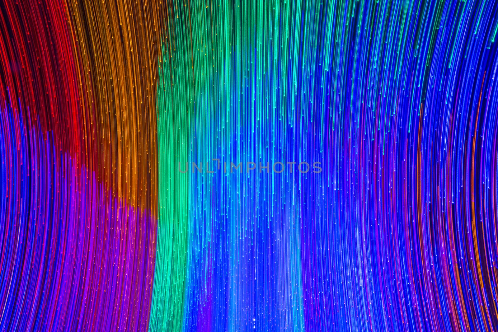 Colorful abstract background, using motion blur from tunnel lights night