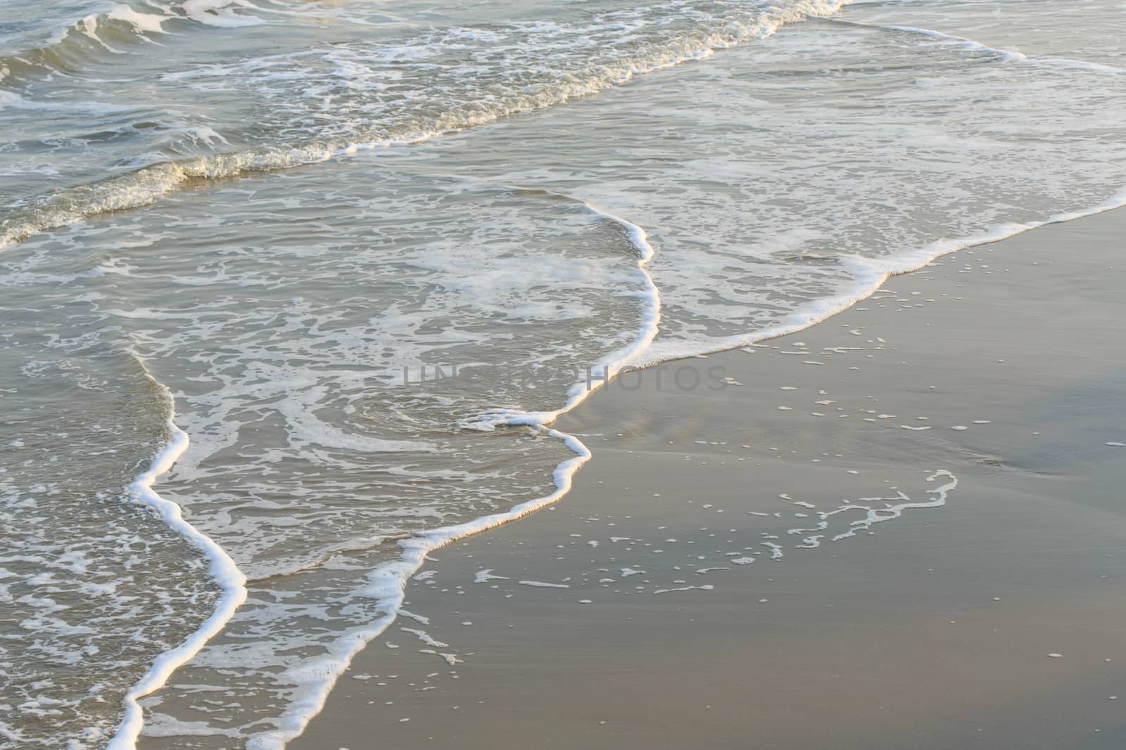 View of empty beach