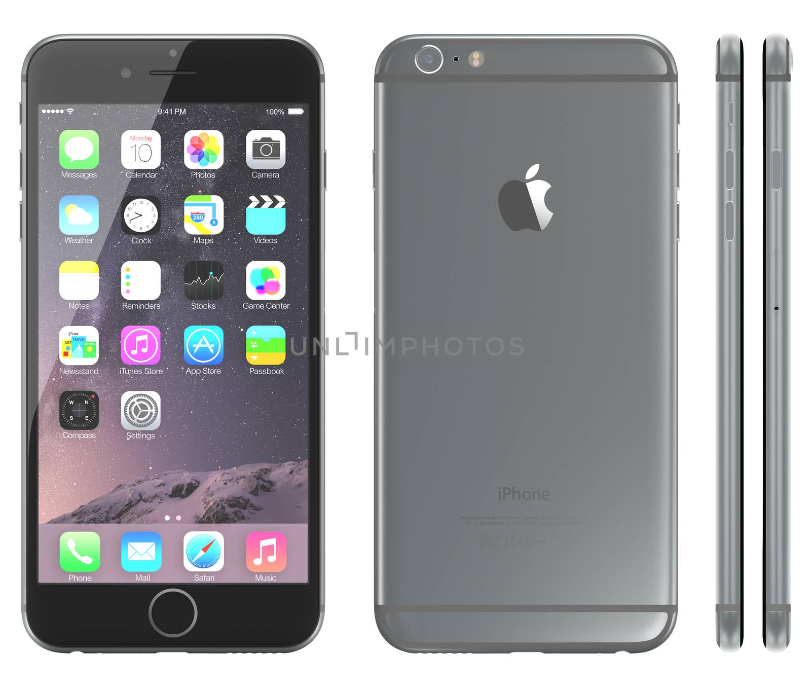 Space Gray iPhone 6 by manaemedia