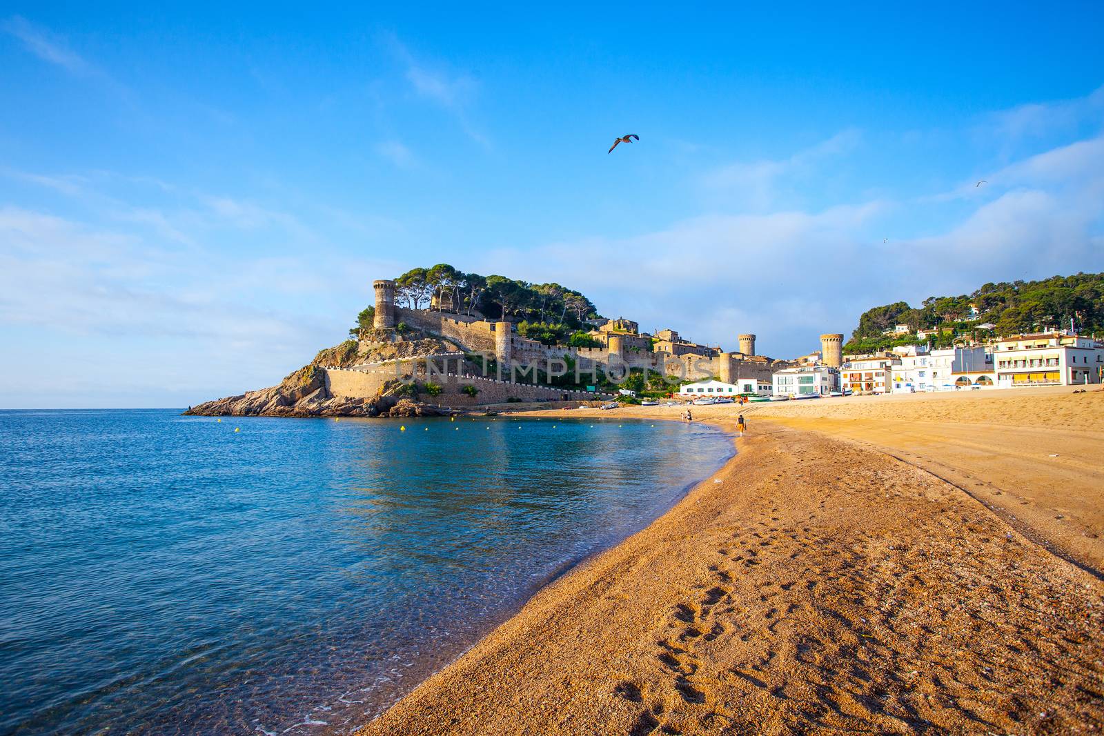 Tossa de Mar, Catalonia, Spain, 2013.06.23, landscape with coastline, editorial use only