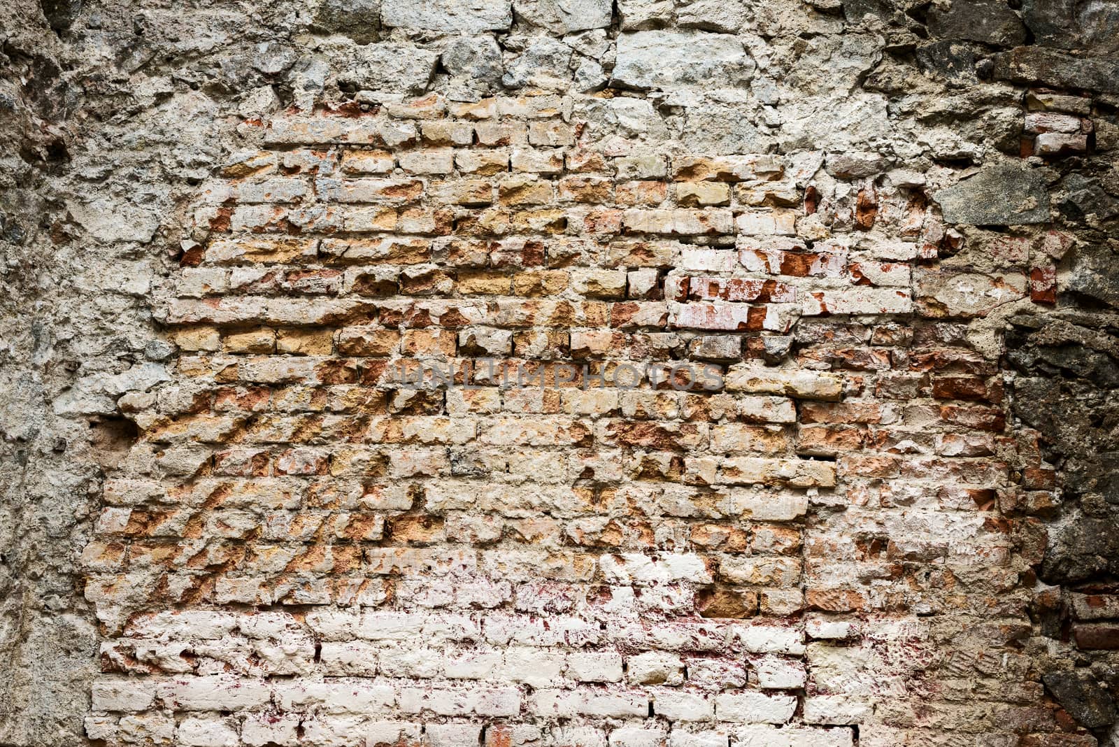 Textured background: old brick wall pattern by DNKSTUDIO