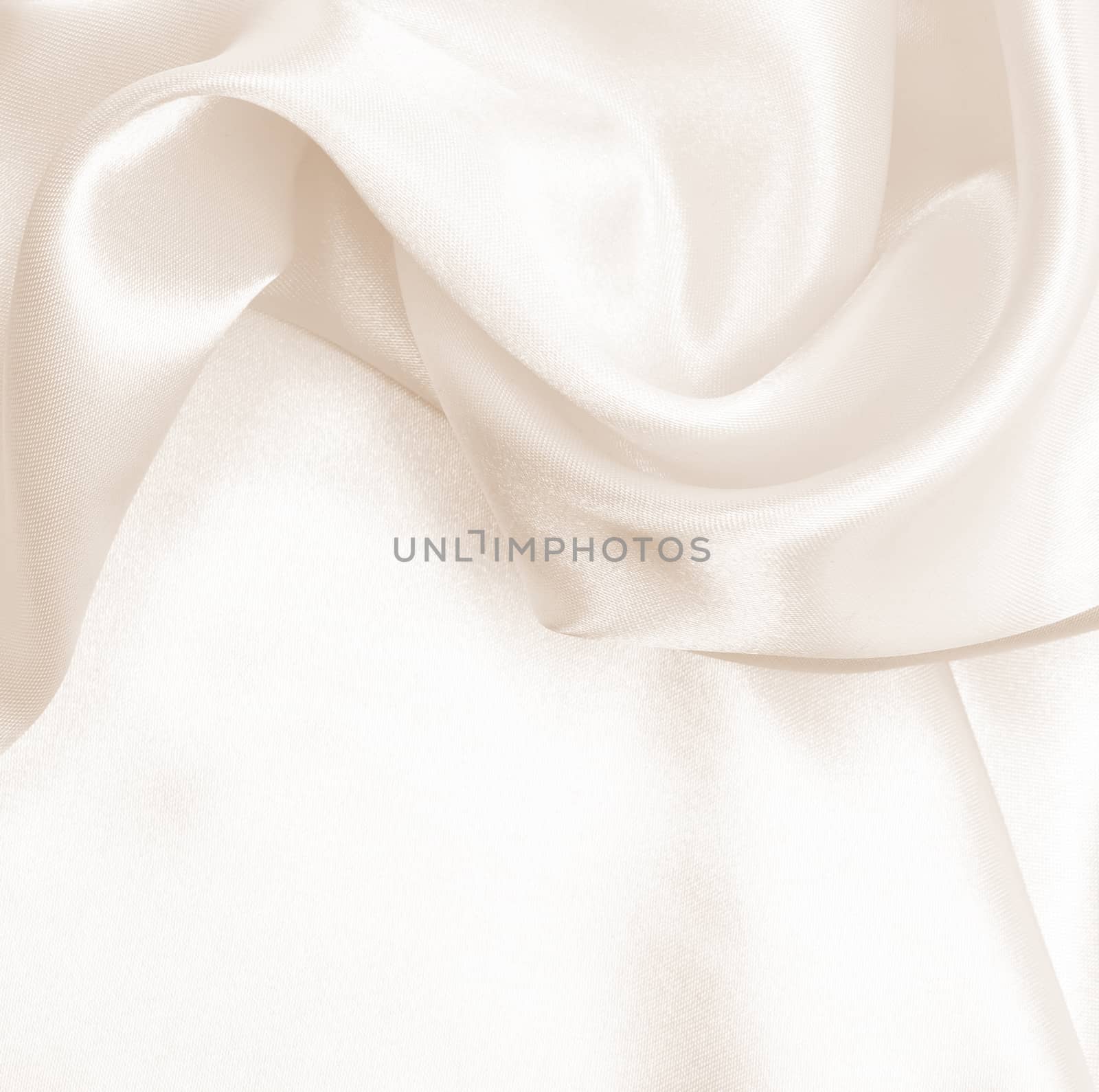 Smooth elegant golden silk or satin can use as wedding background. In Sepia toned. Retro style 