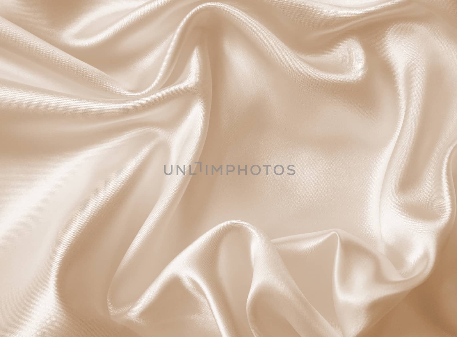 Smooth elegant golden silk can use as wedding background. In Sepia toned. Retro style