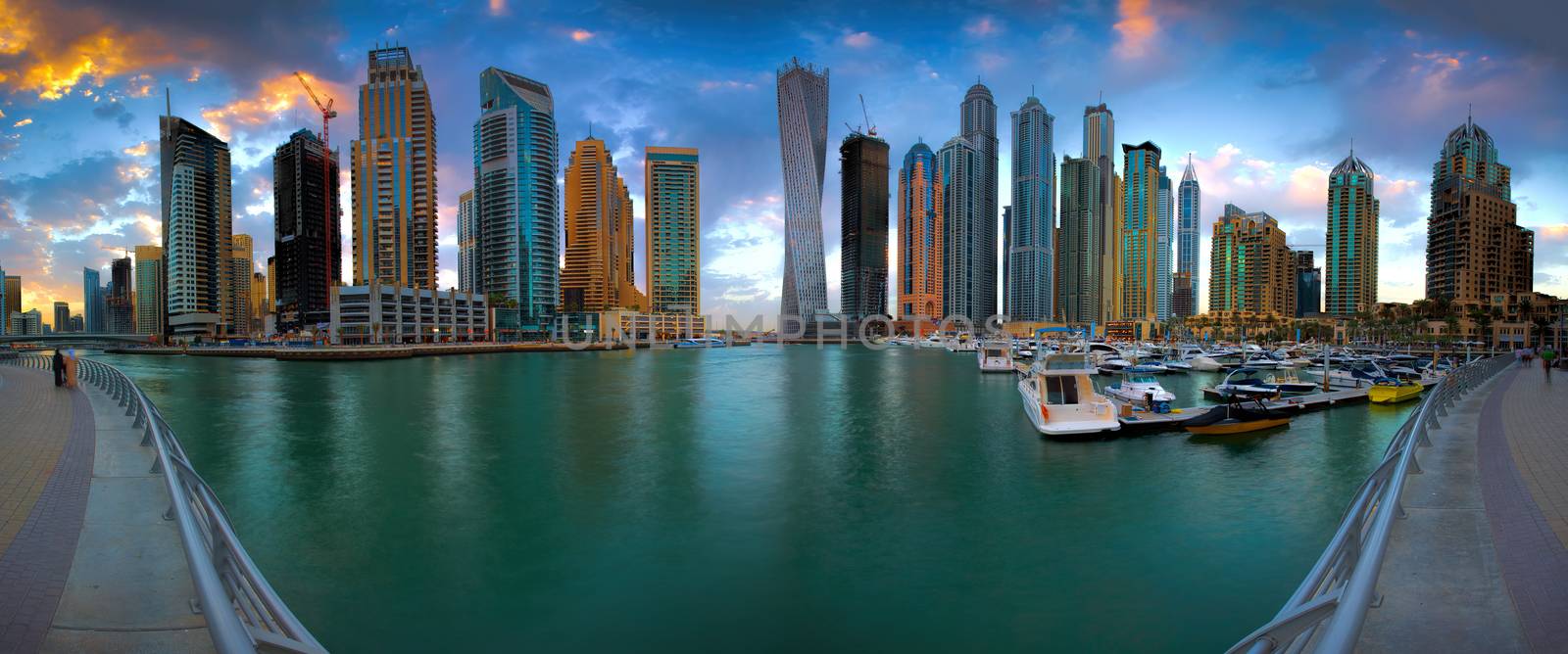 Dubai Marina Panorama by kjorgen
