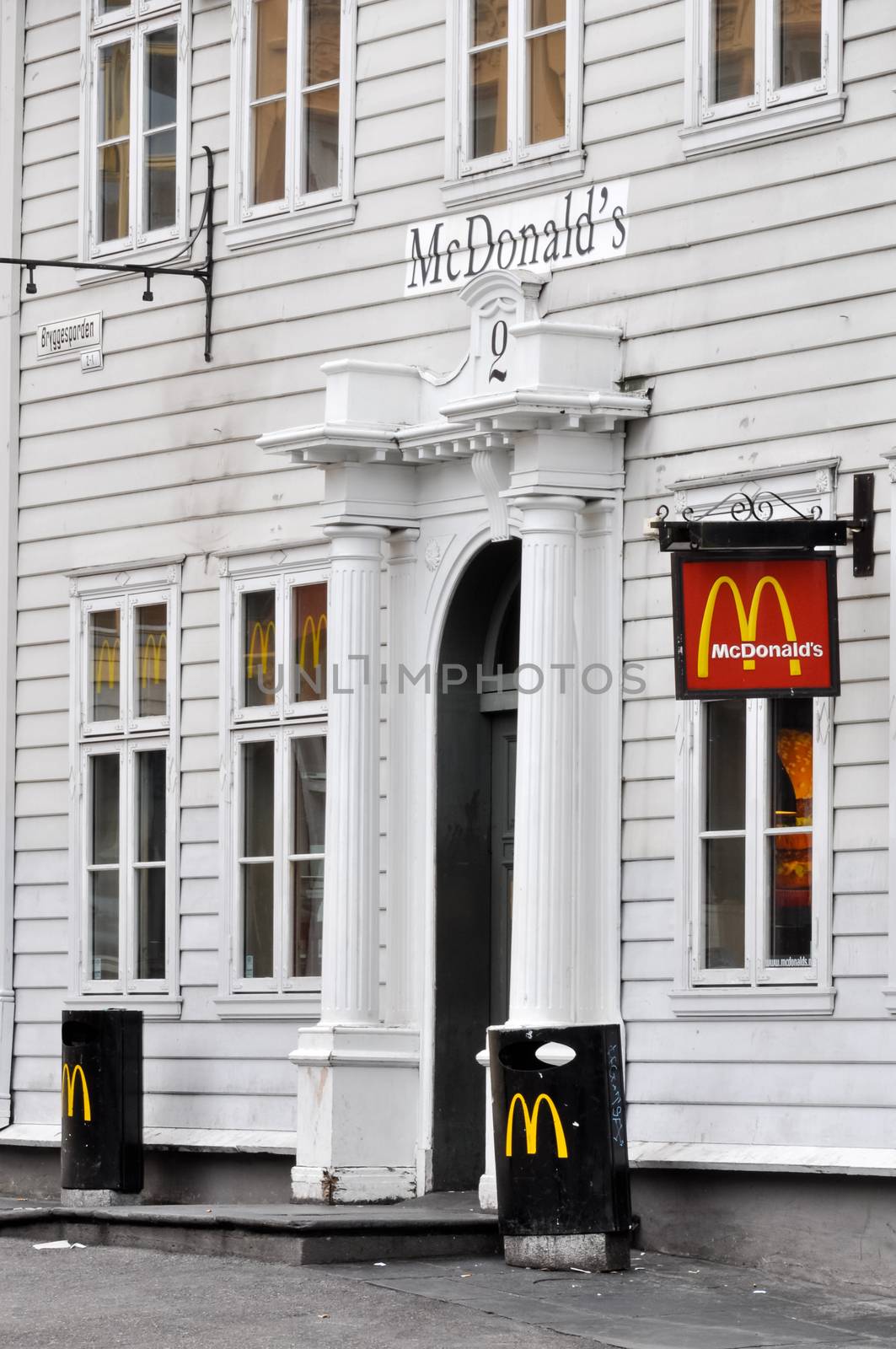 McDonald's restaurant in Bergen, Norway by dutourdumonde