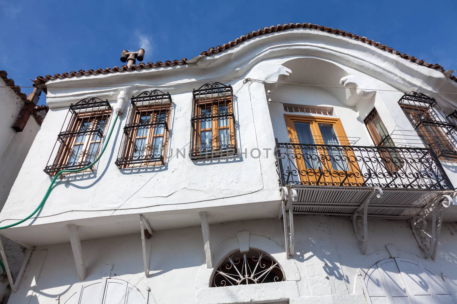 Old traditional house, neoclassical in old village of Xanthi, Greece