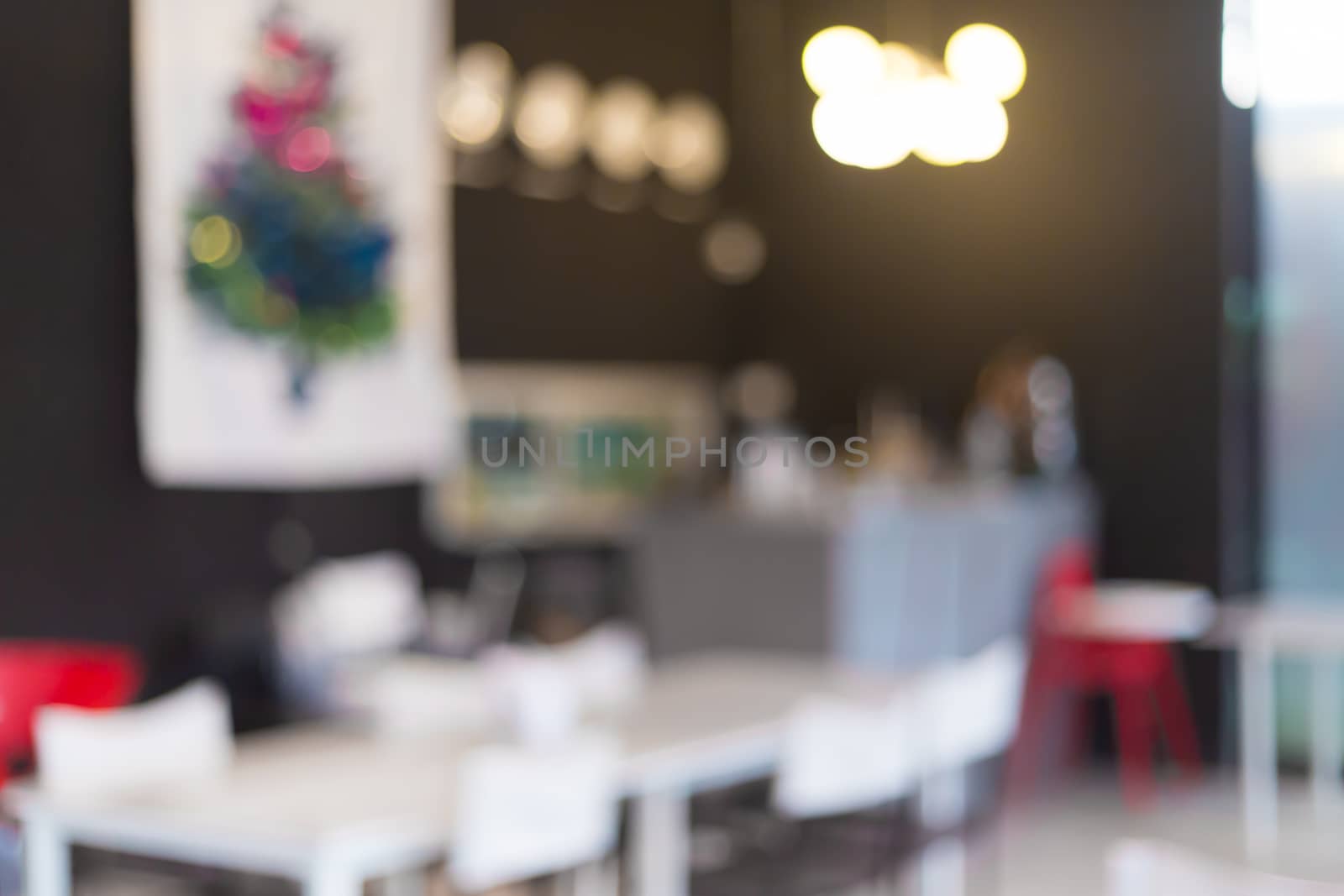 Restaurant Blurred background by papound