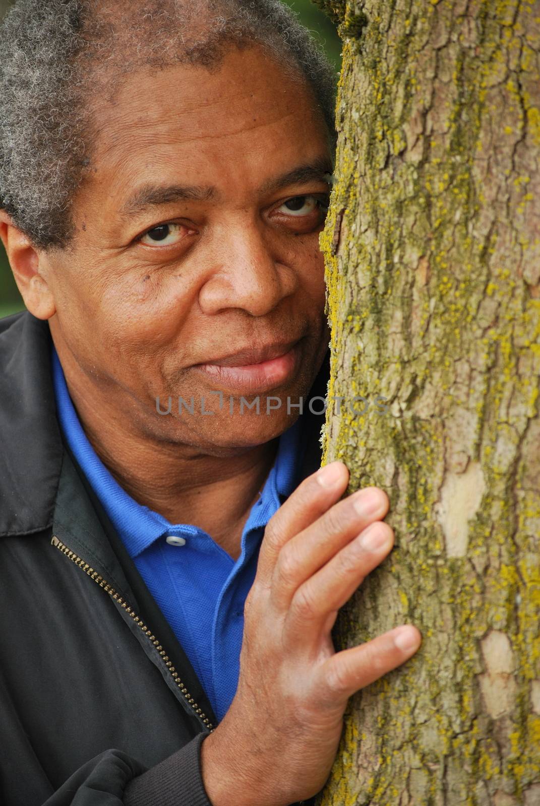 African american male expressions outdoors.