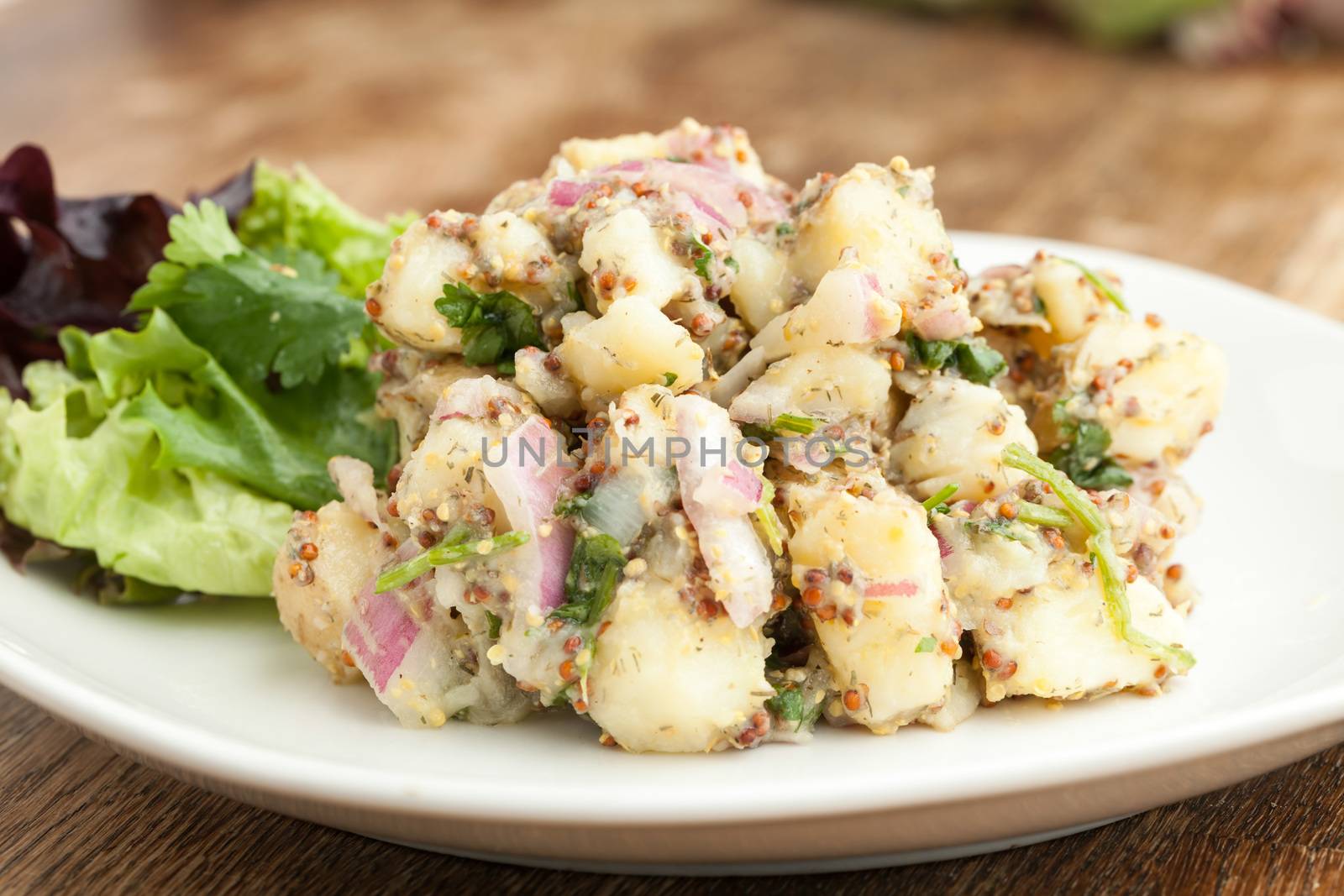 Healthy Homemade Potato Salad by graficallyminded