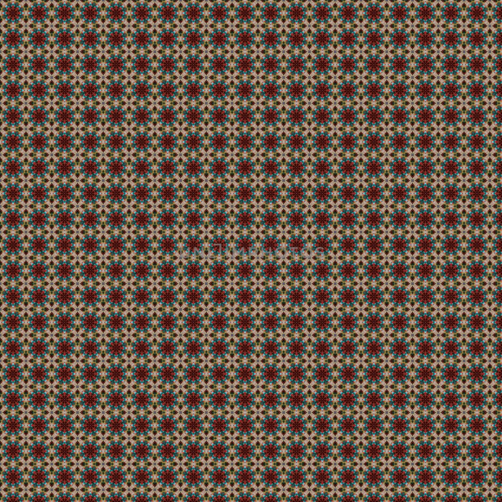 Aztec kaleidoscope abstract,decorative floral ornament