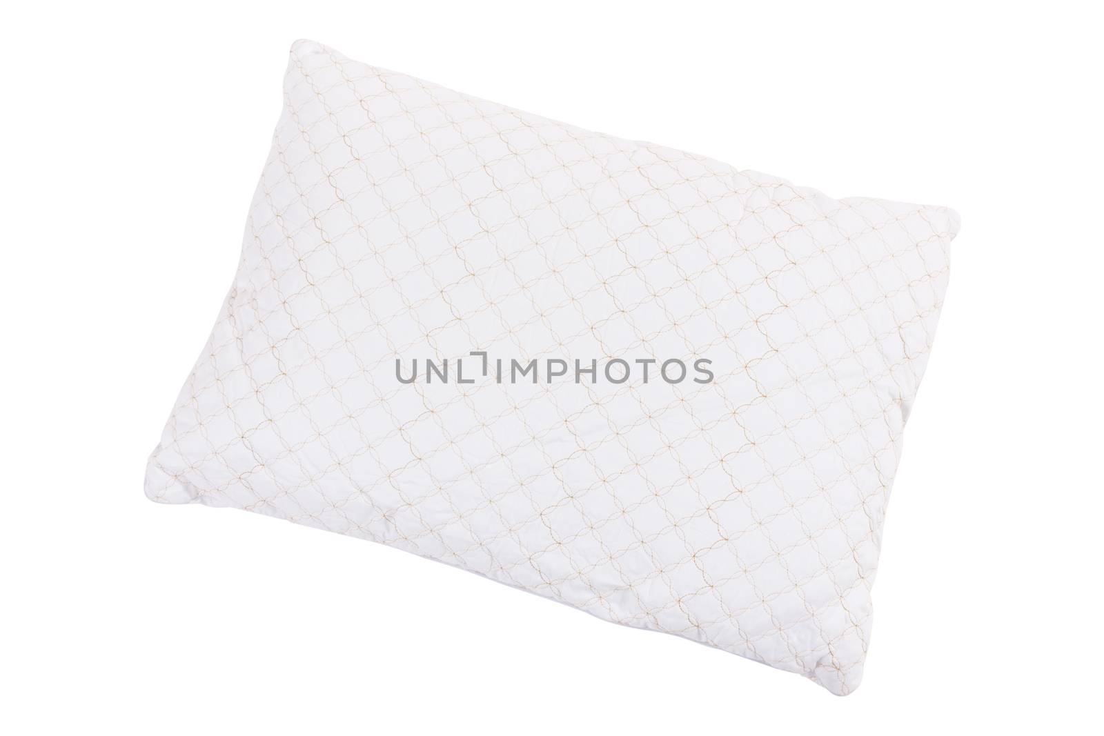 pillow isolated on white background in studio
