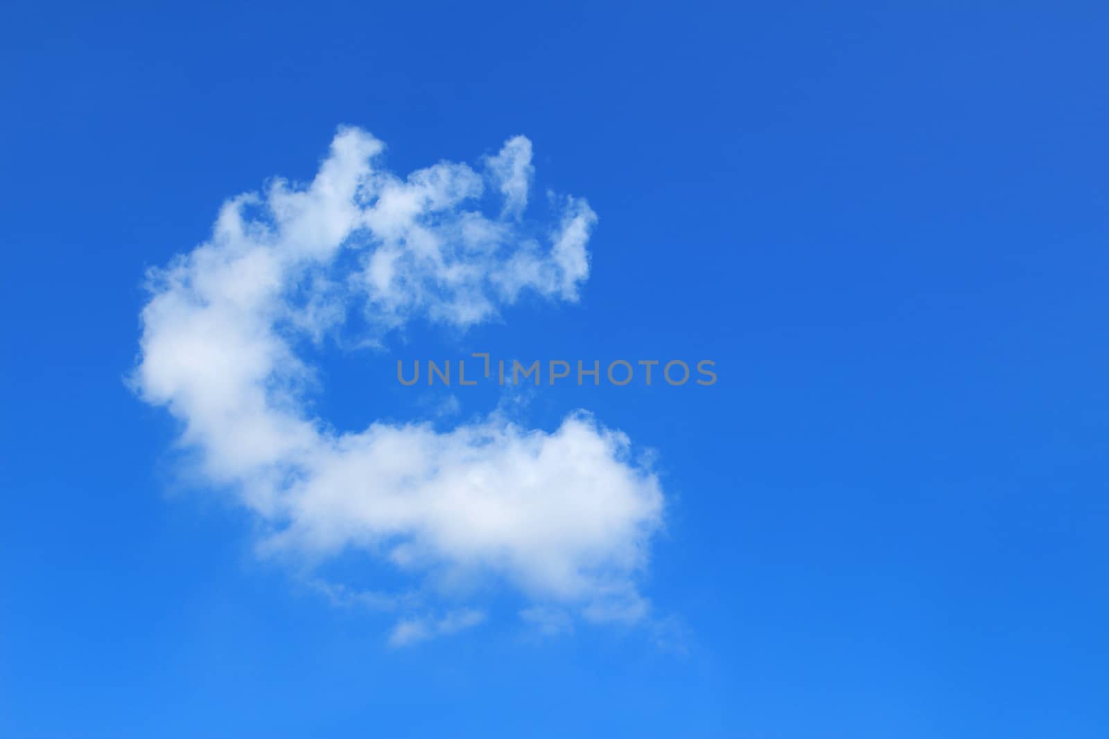 Clouds in shape of the letter c by foto76