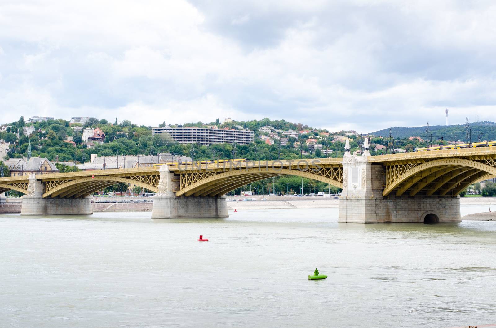 Margit hid- margaret bridge in Budapest, Hungary