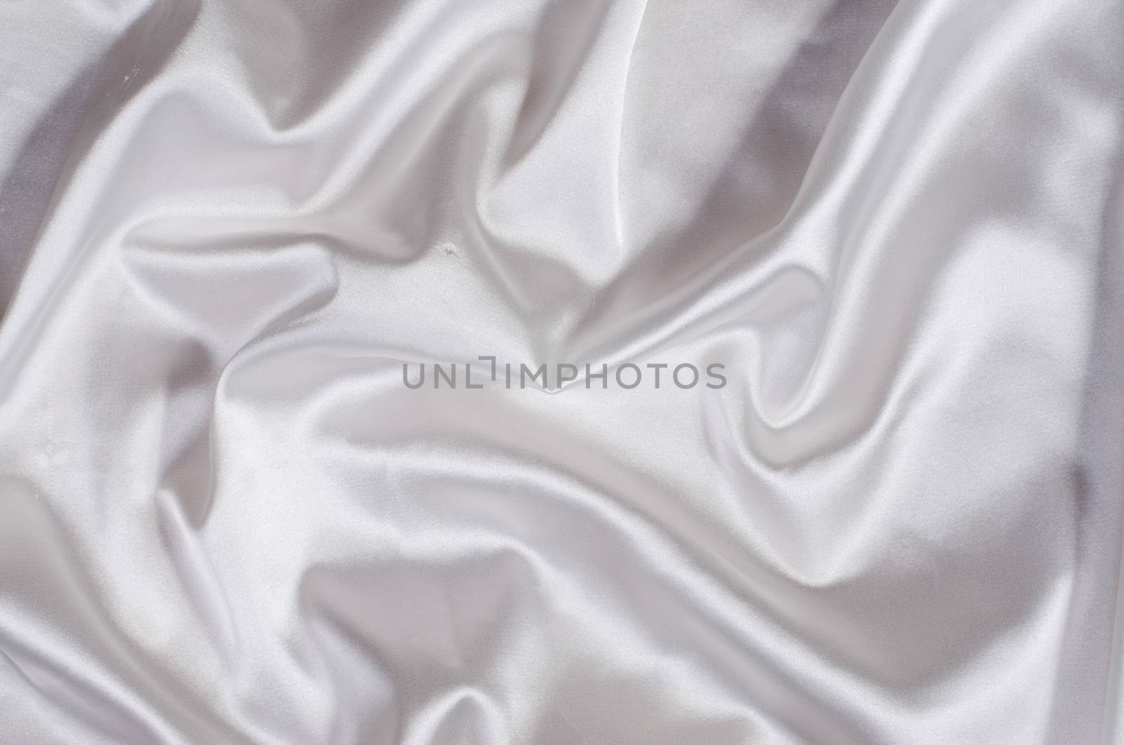 white silk satin fabric