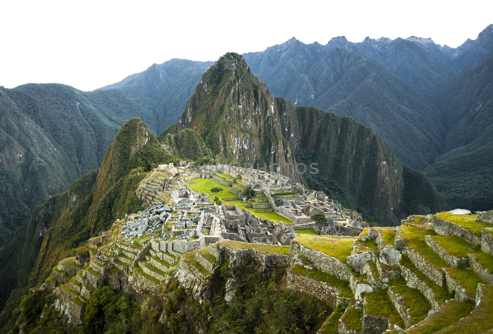 Machu Picchu view in early morning by rigamondis
