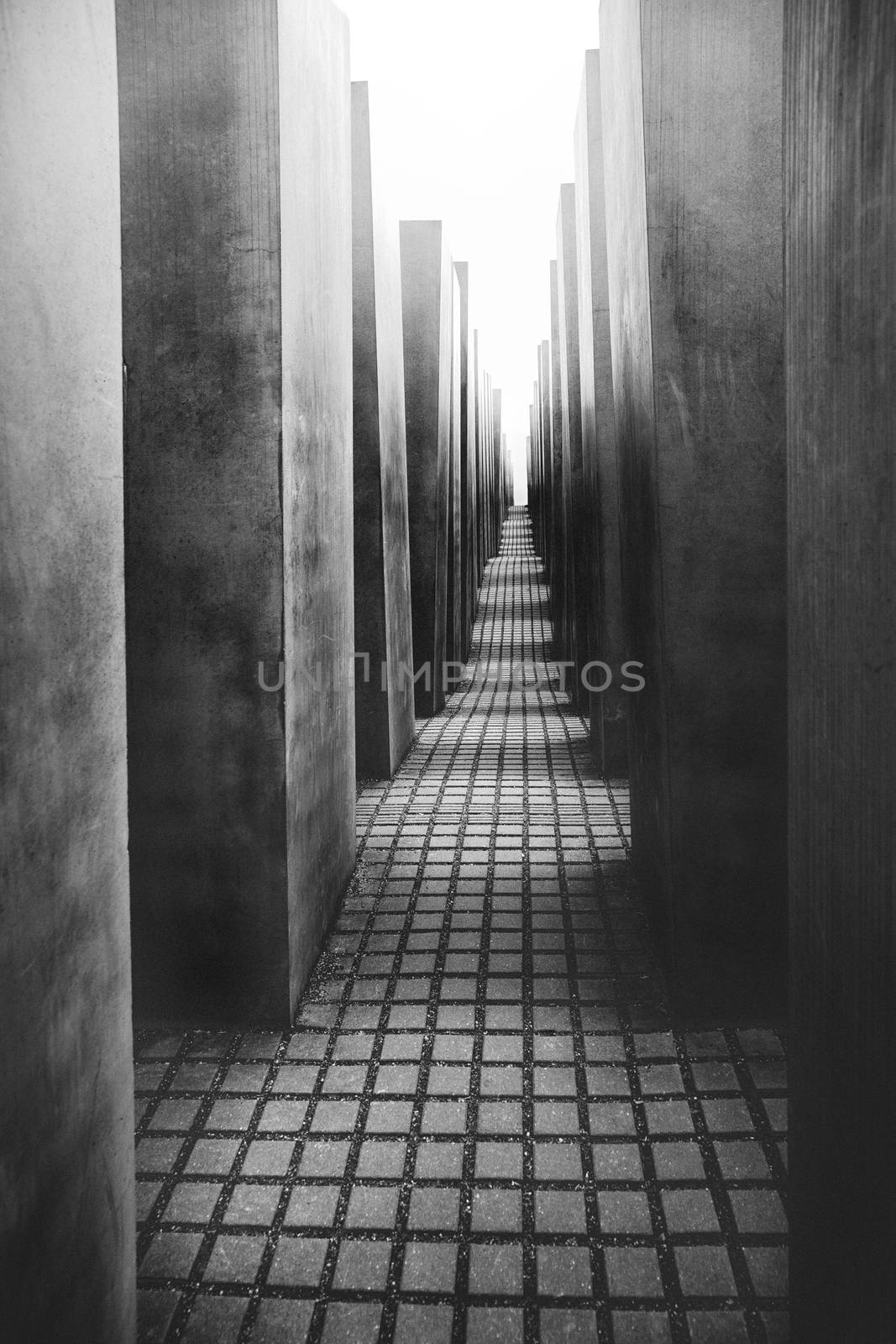 The Memorial to the Murdered Jews of Europe also known as the Holocaust Memorial in Berlin, Germany
