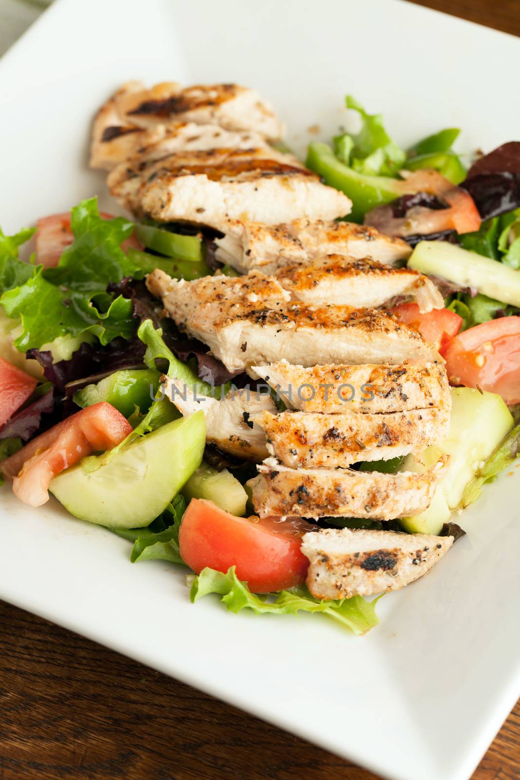 Delicious Grilled Chicken Salad by graficallyminded