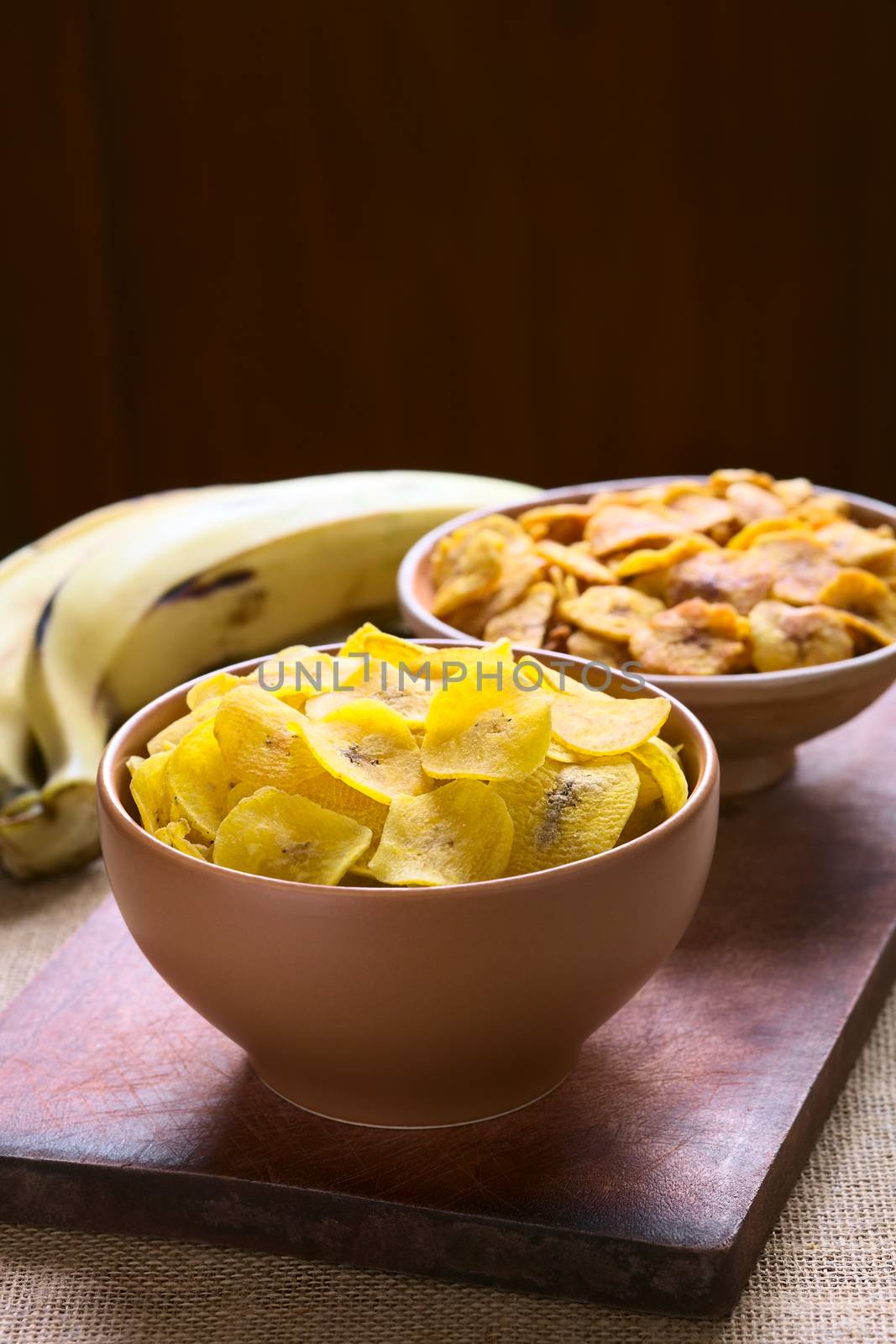 Salty and Sweet Plantain Chips by ildi