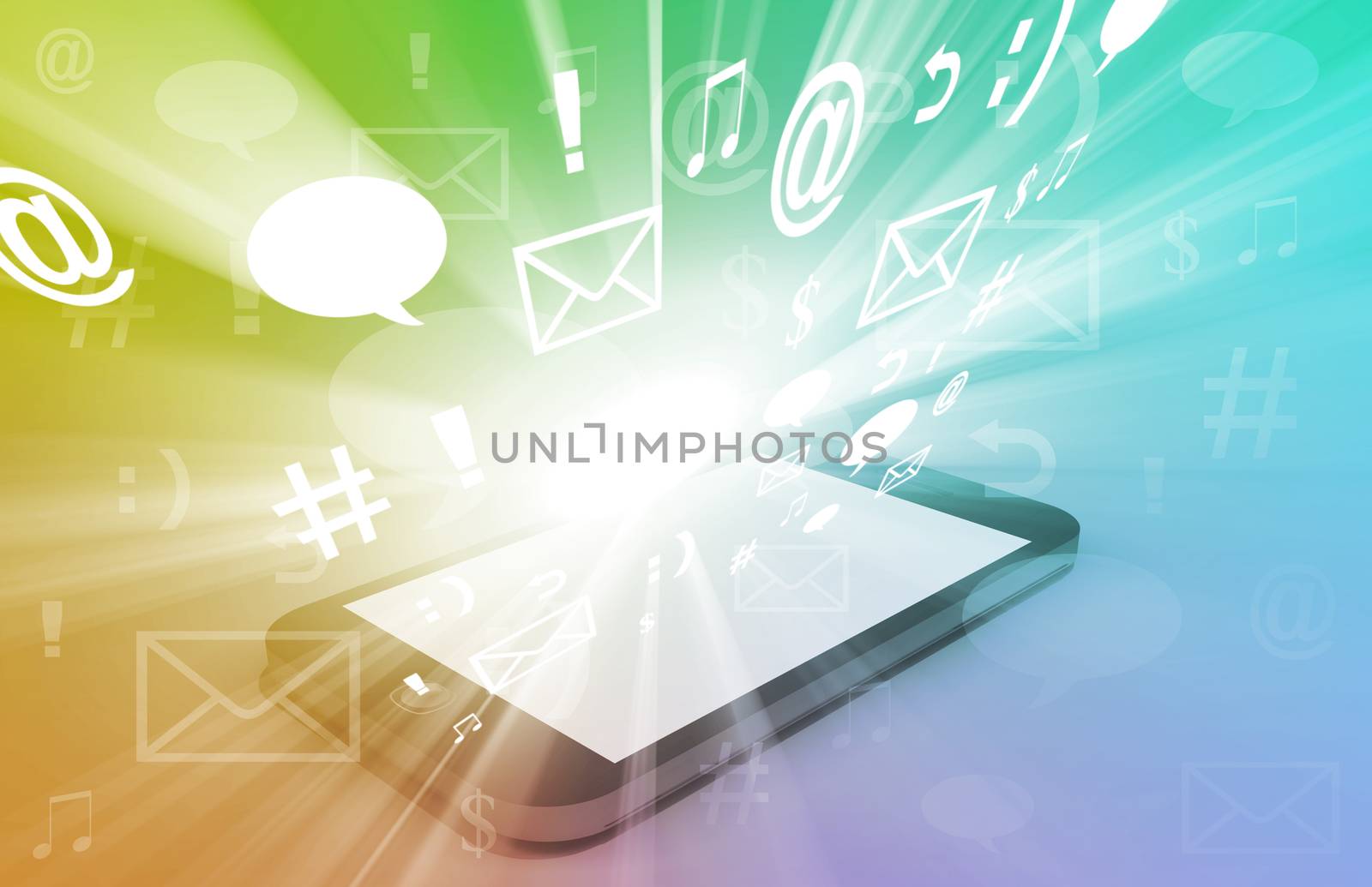 Social Media Concept as a Abstract Background