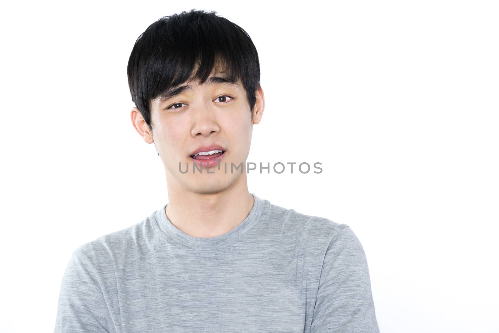 asian man studio portrait shot