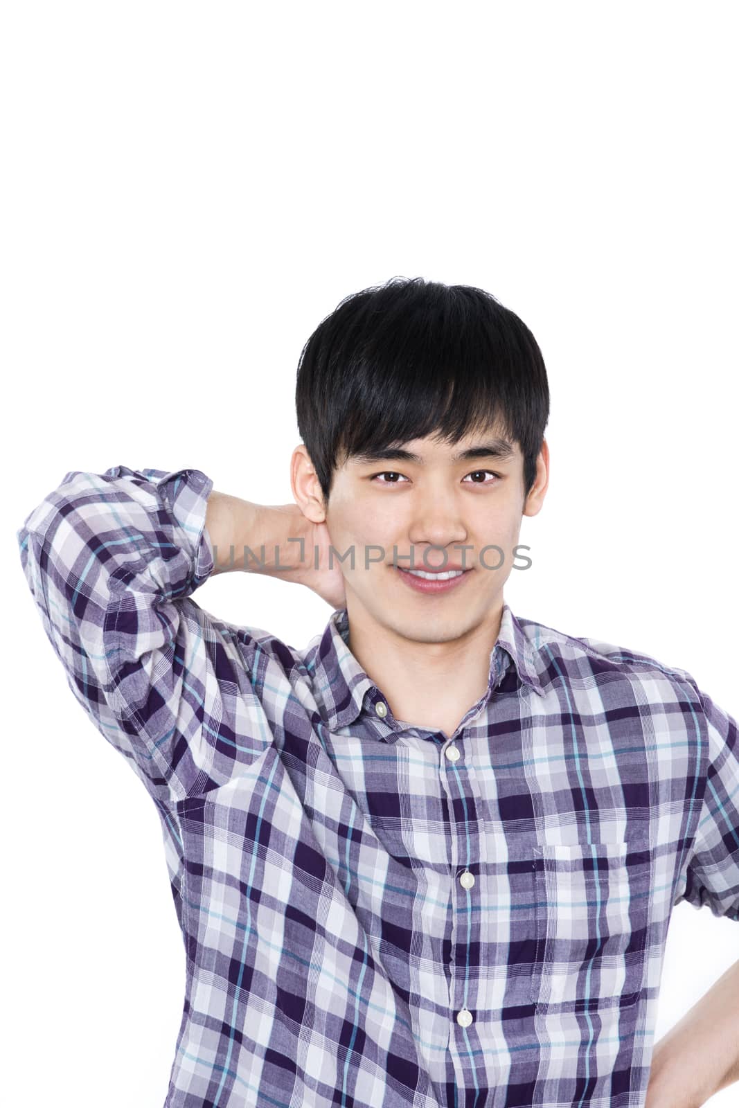 asian man studio portrait shot