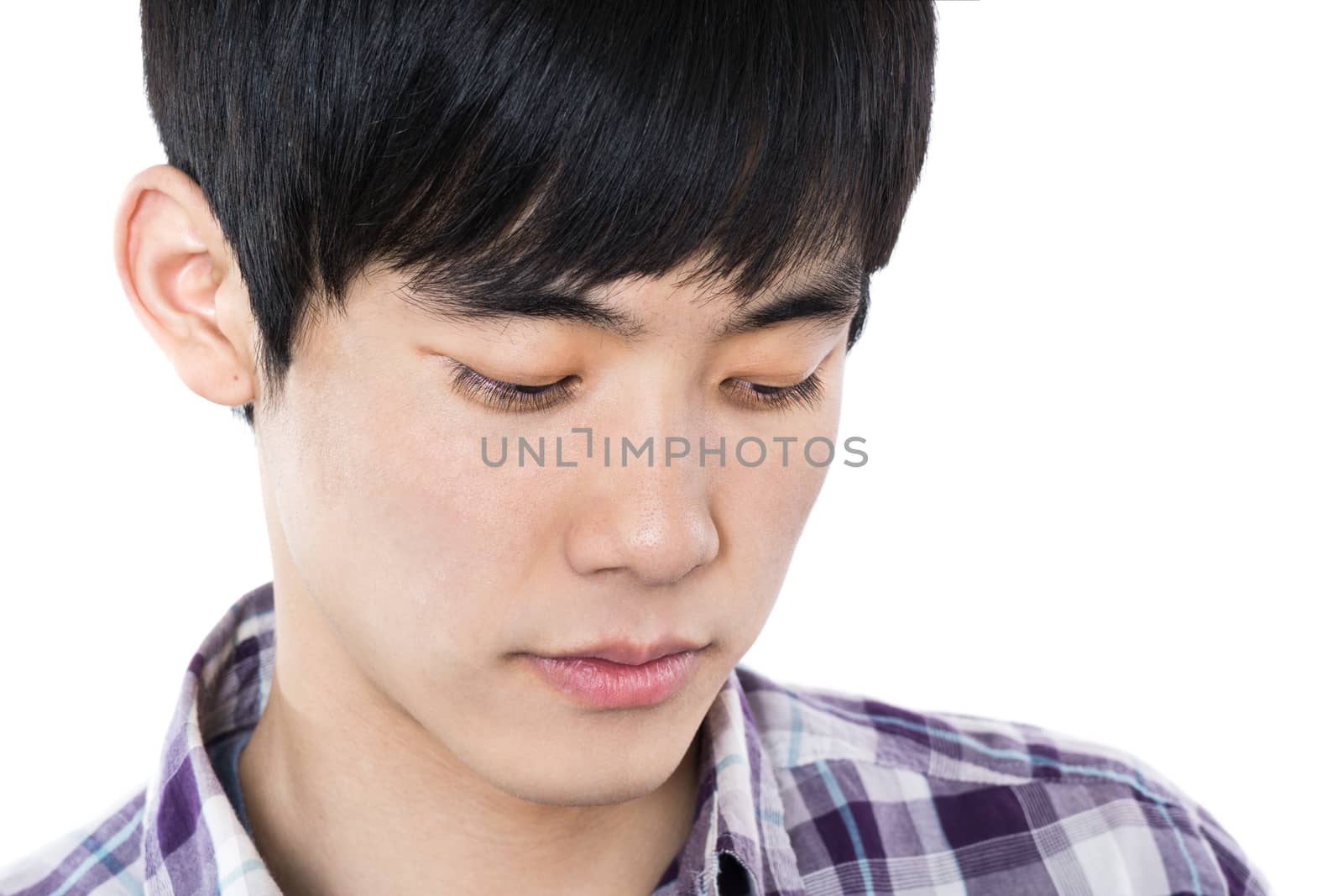 asian man studio portrait shot