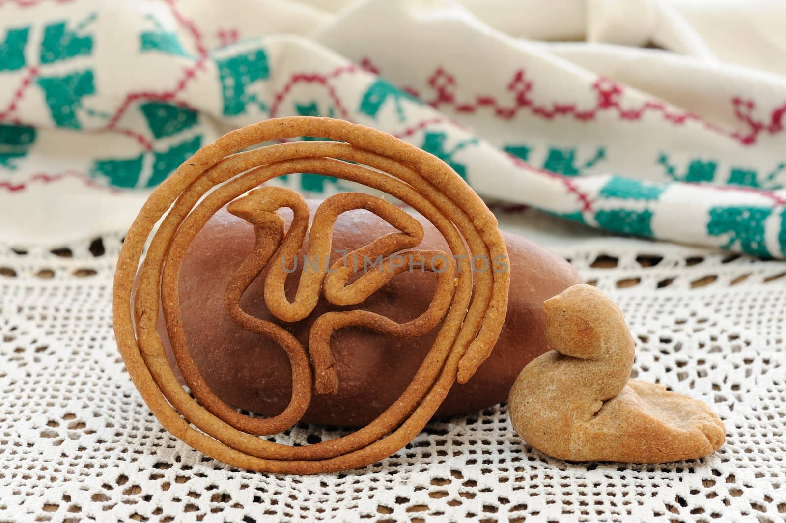 Teterki, Russian rye cookies for spring equinox selebration horizontal