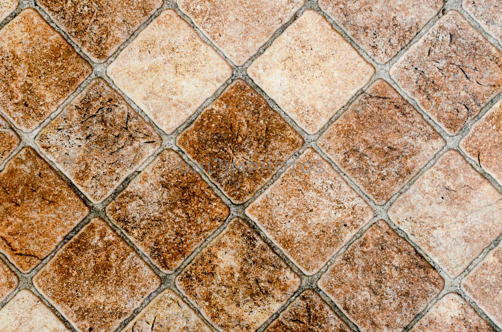 old marble tiled floor texture background .