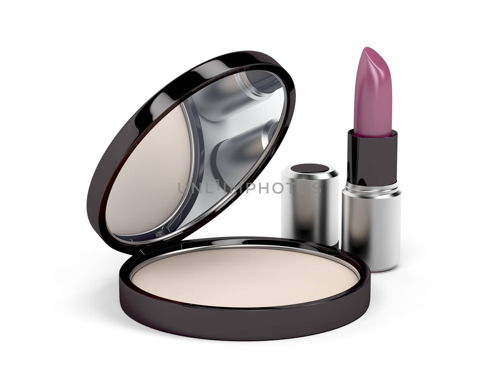 Face powder and lipstick by magraphics