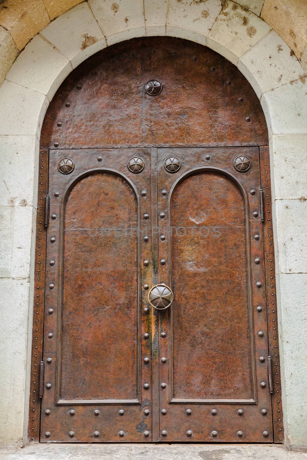 Door of the cathedral in Tbilisi, Georgia
