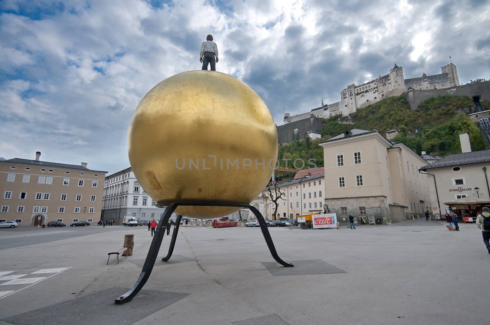 Modern art  in Salzburg, Austria by anderm
