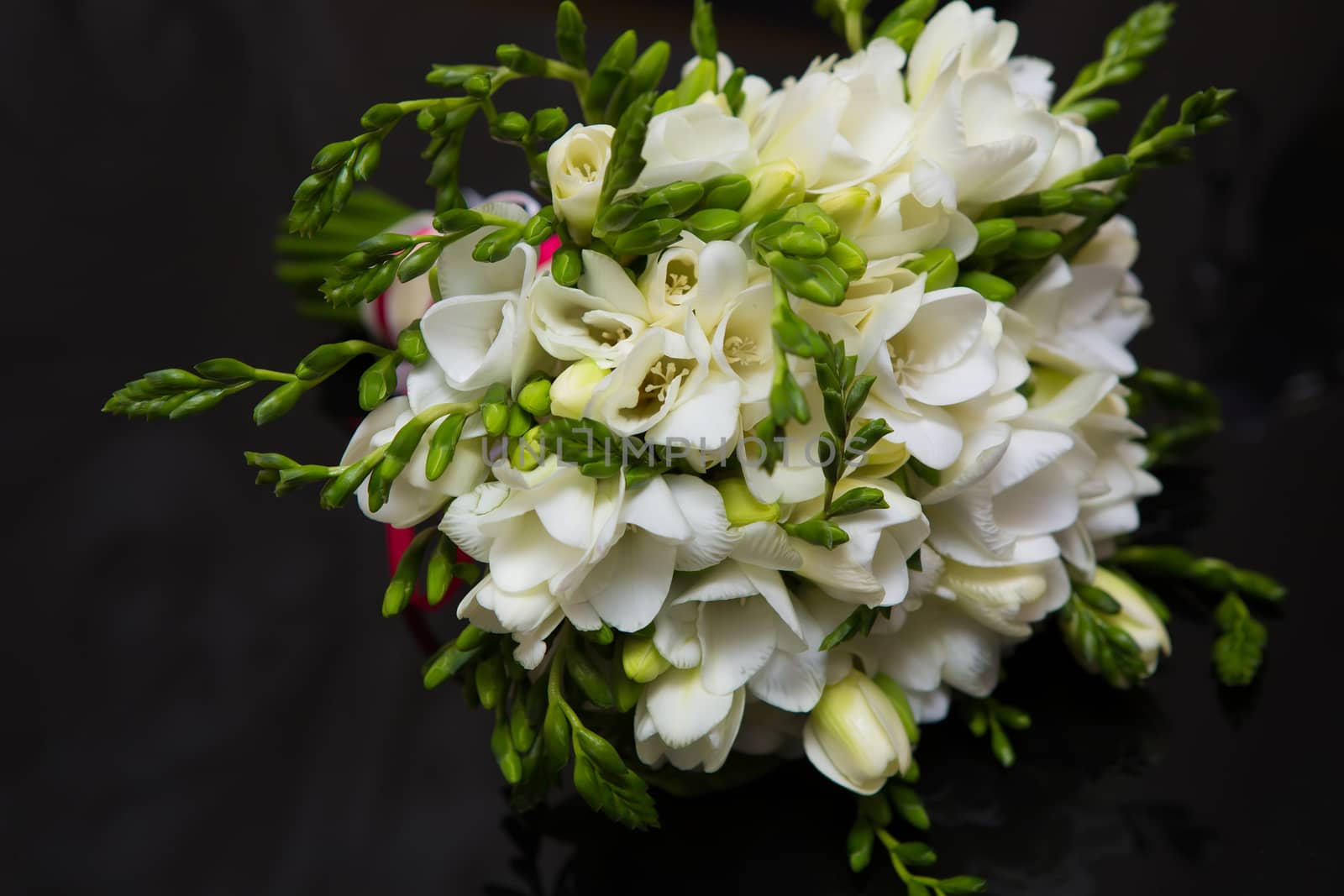 The wedding bouquet. Close up. Wedding background