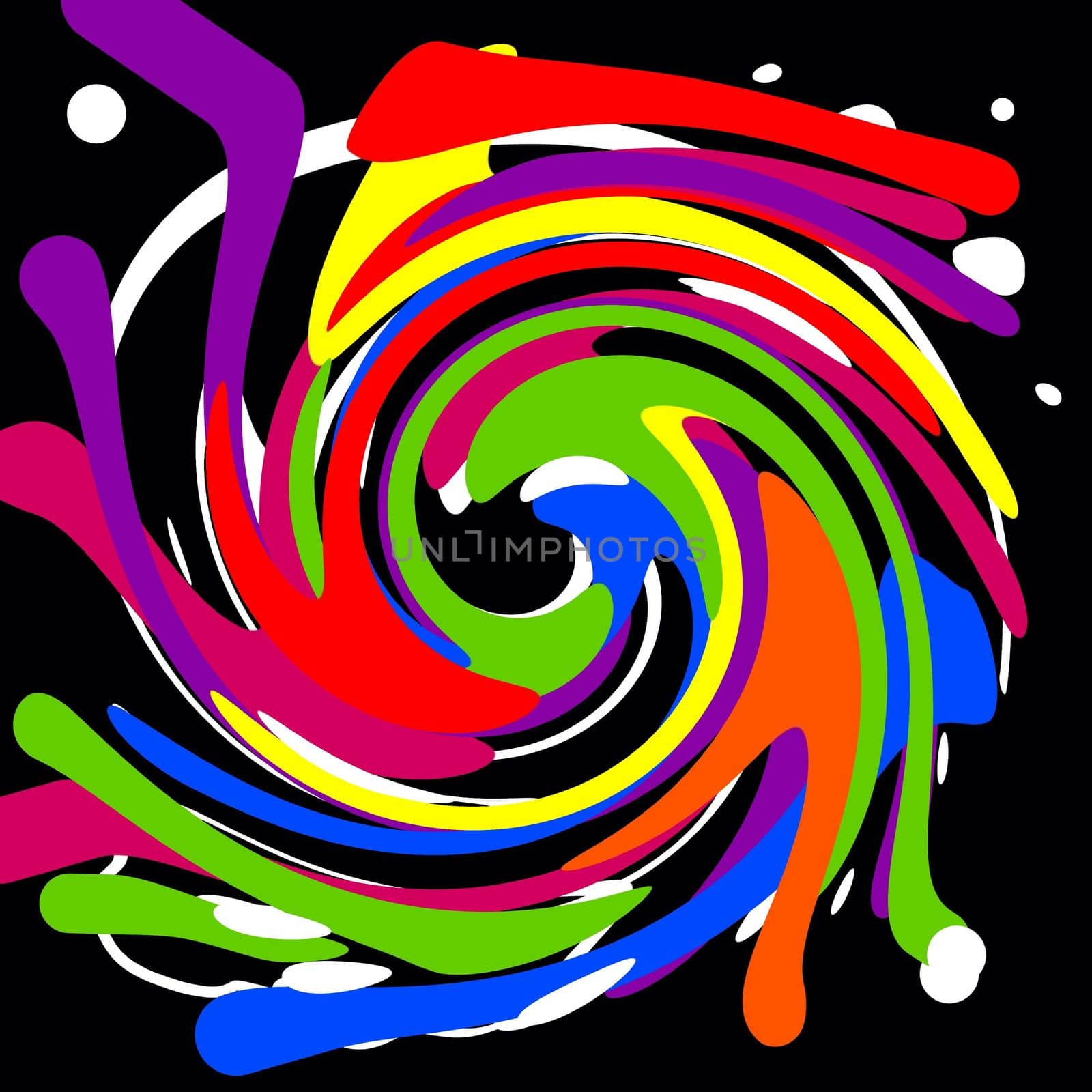 Digital computer graphic - multicolor background for design.