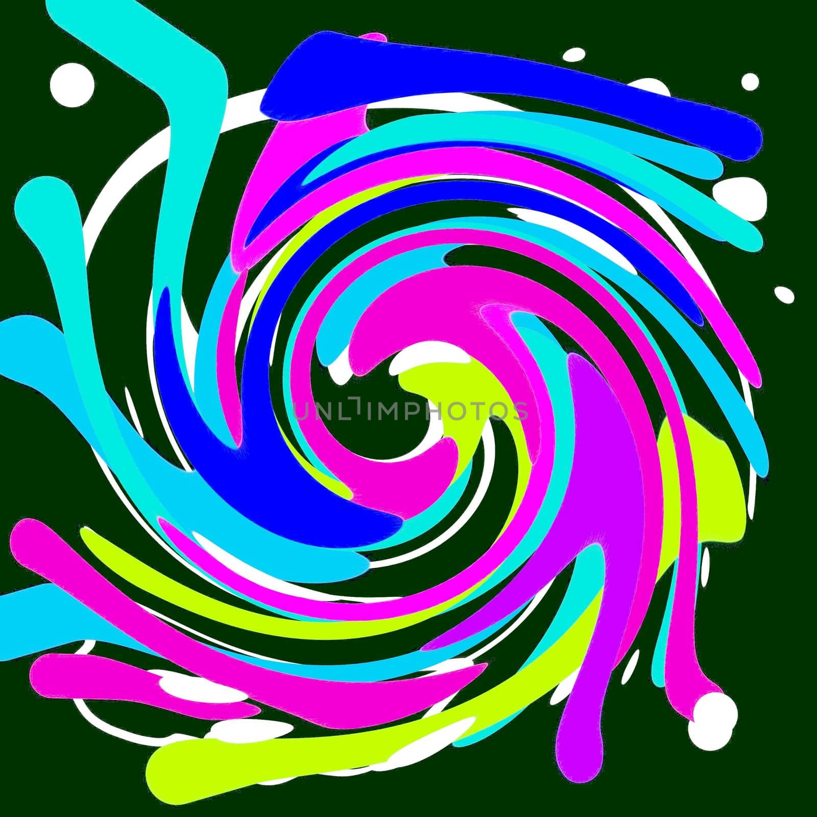 Digital computer graphic - multicolor background for design.