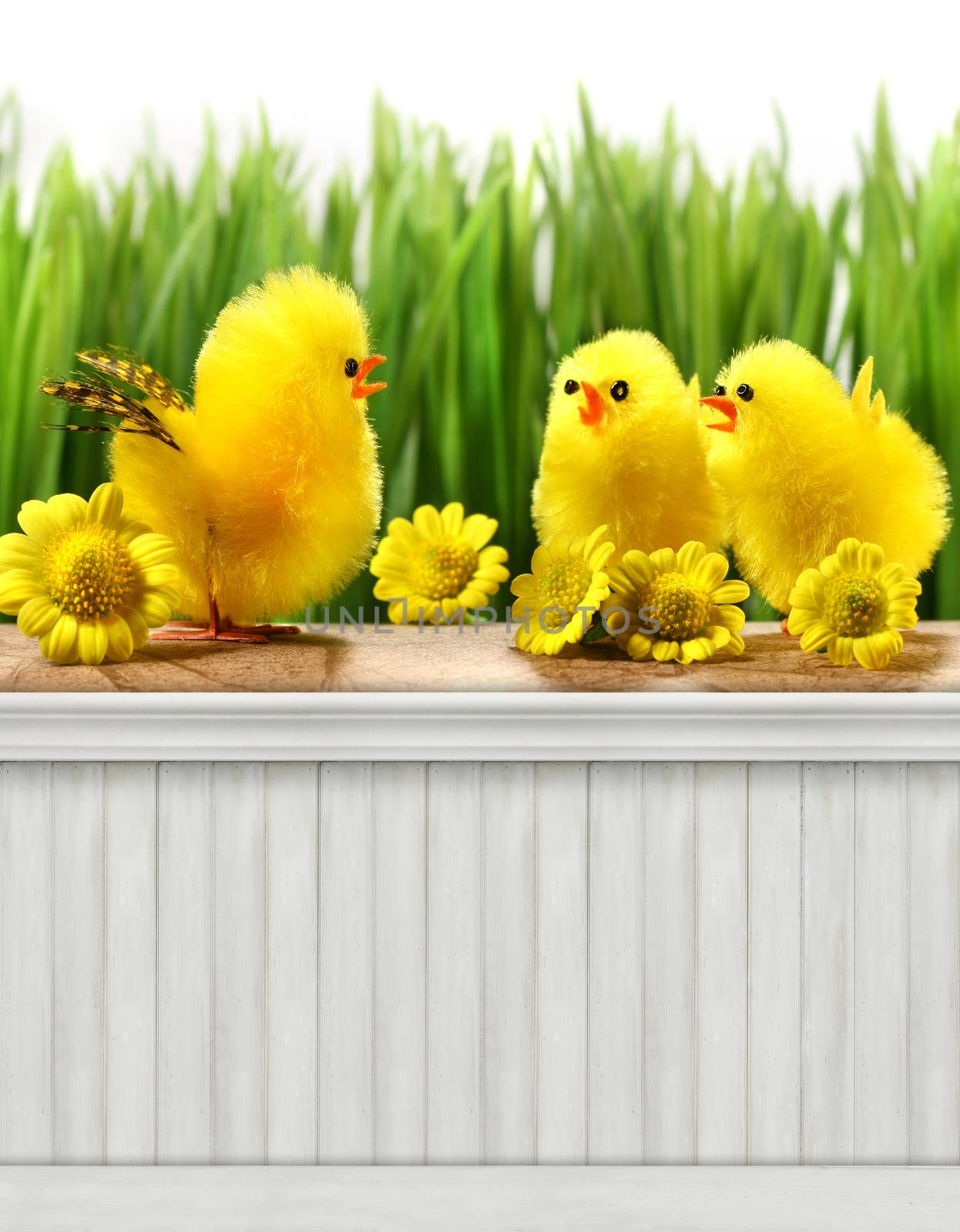 Happy Easter Spring background/backdrop by Sandralise