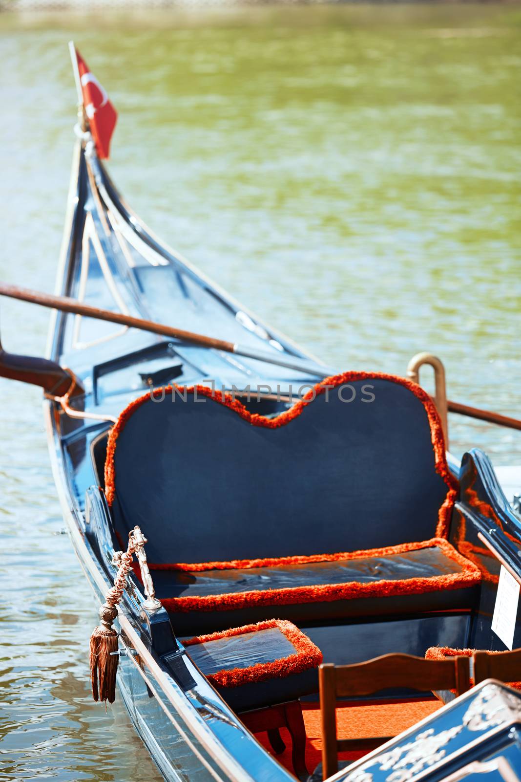 Gondola in the river by Novic