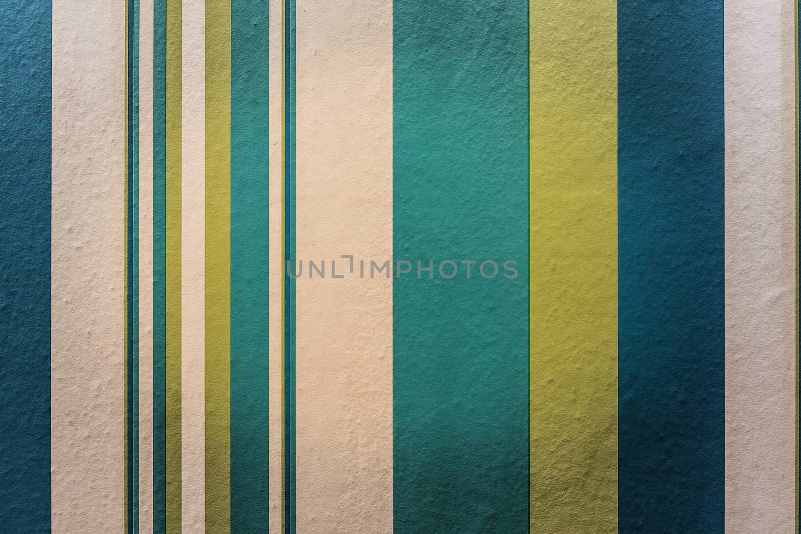 Abstract colorful vintage background with stripe pattern on wall by FrameAngel