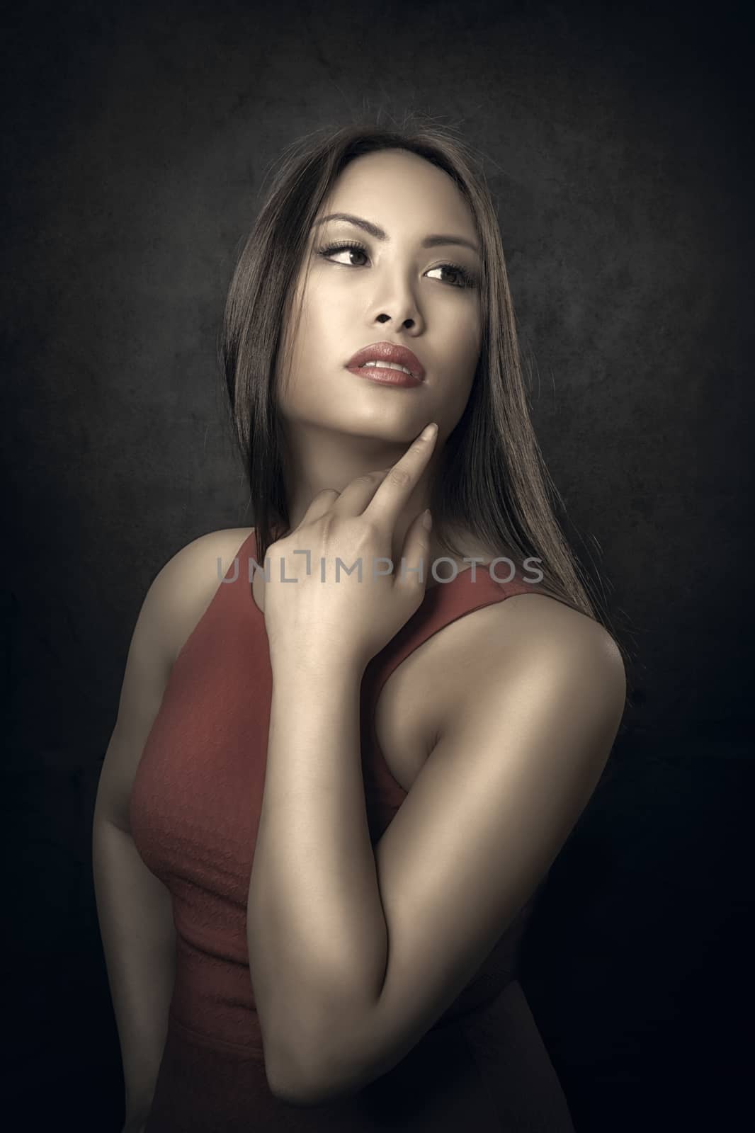 asian woman portrait by magann