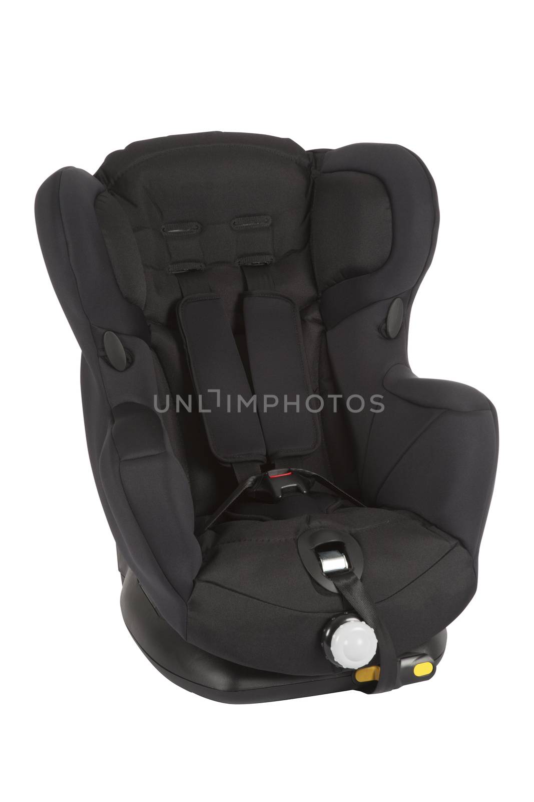 black baby car seat isolated european group one from nine to eighteen kg eight month four years on white background