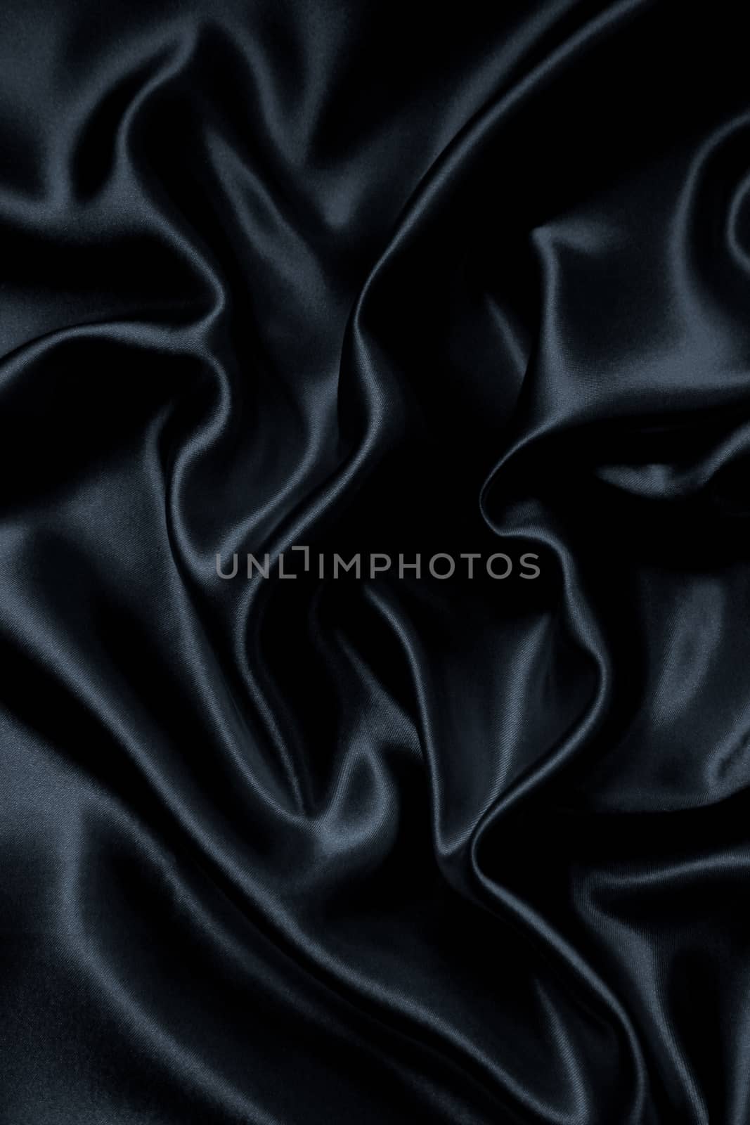 Smooth elegant black silk as background  by oxanatravel