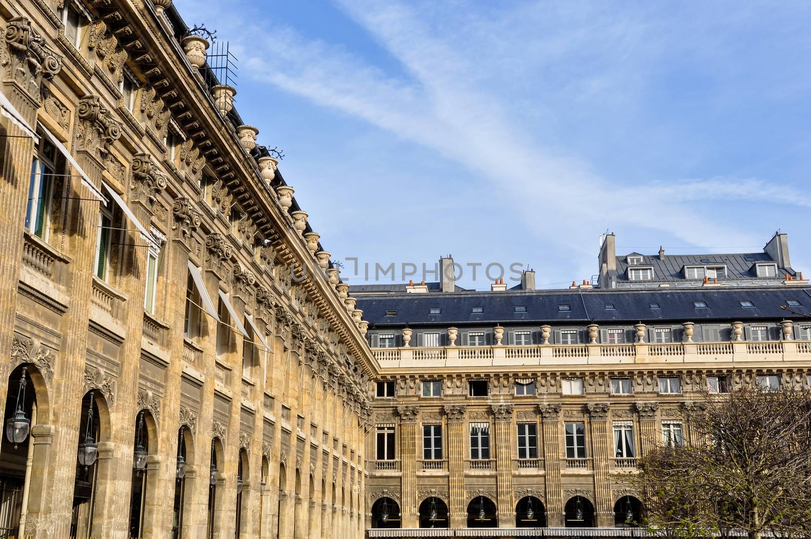 The Palais-Royal in Paris, France