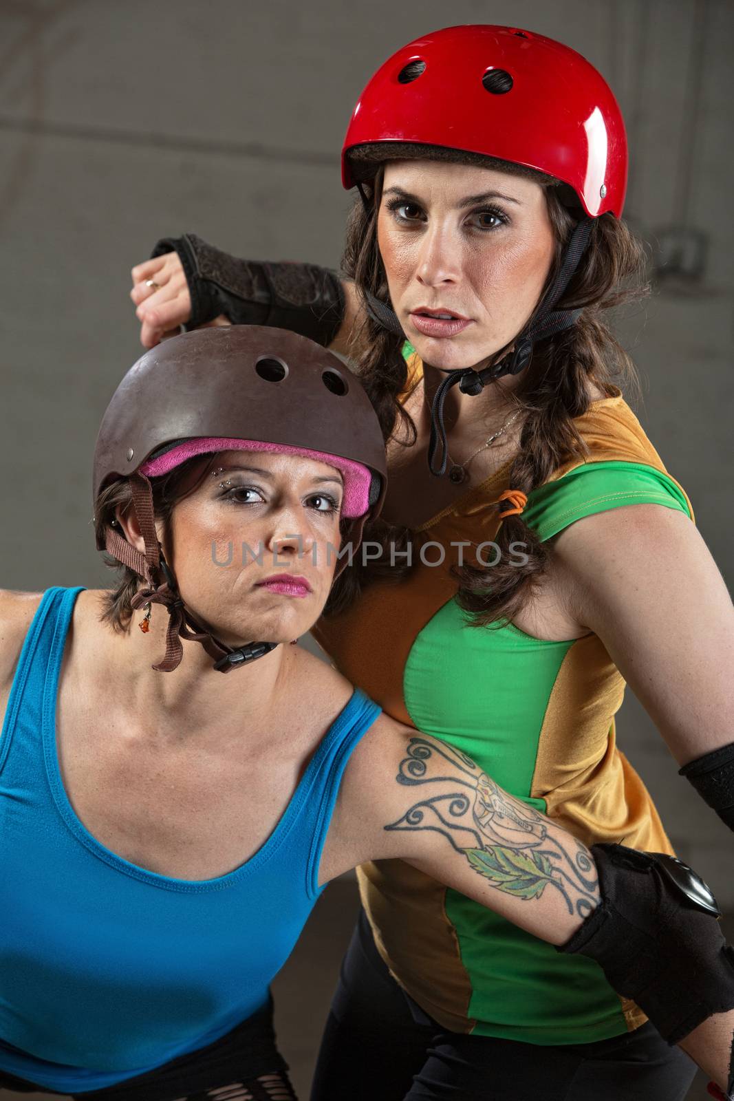 Beautiful and Tough Roller Derby Skaters by Creatista