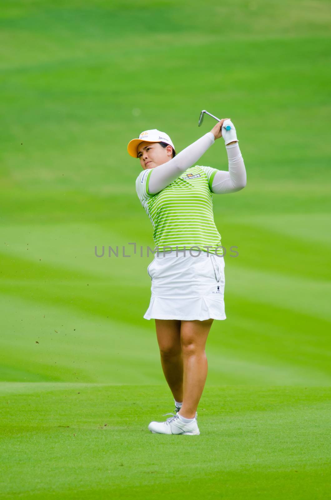 CHONBURI - MARCH 1: Inbee Park of South Korea in Honda LPGA Thailand 2015 at Siam Country Club, Pattaya Old Course on March 1, 2015 in Chonburi, Thailand.