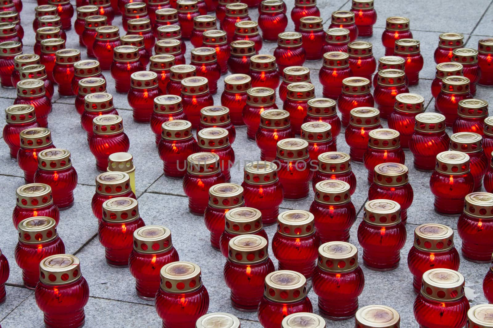 Mourning glass candle lanterns by olegkozyrev