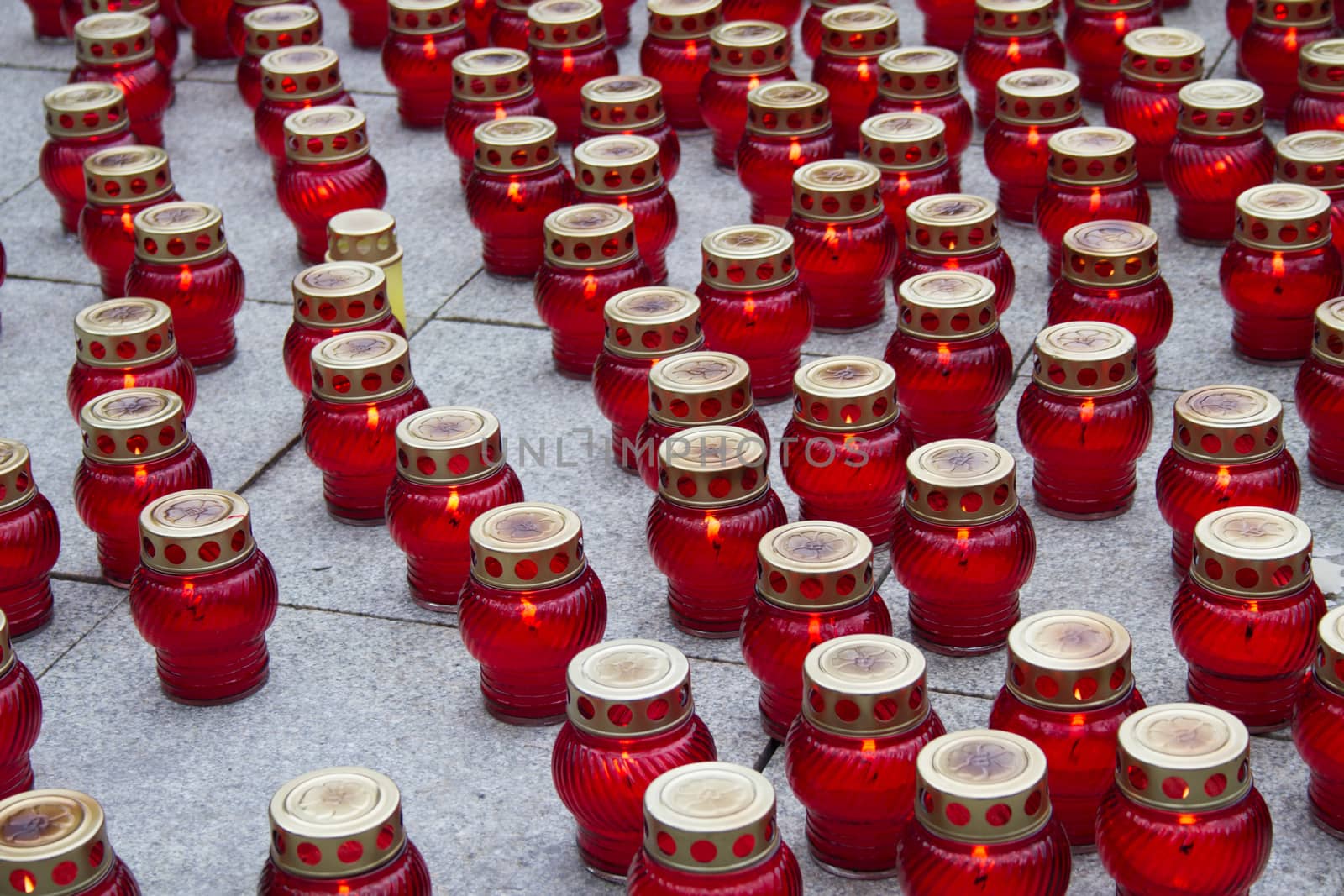 Mourning glass candle lanterns by olegkozyrev