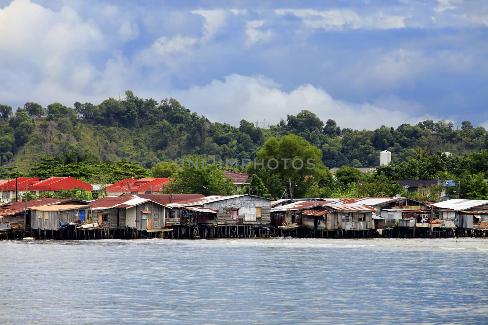 Slum in Kota Kinabalucapital of the malayan part of Borneo, Malaysia